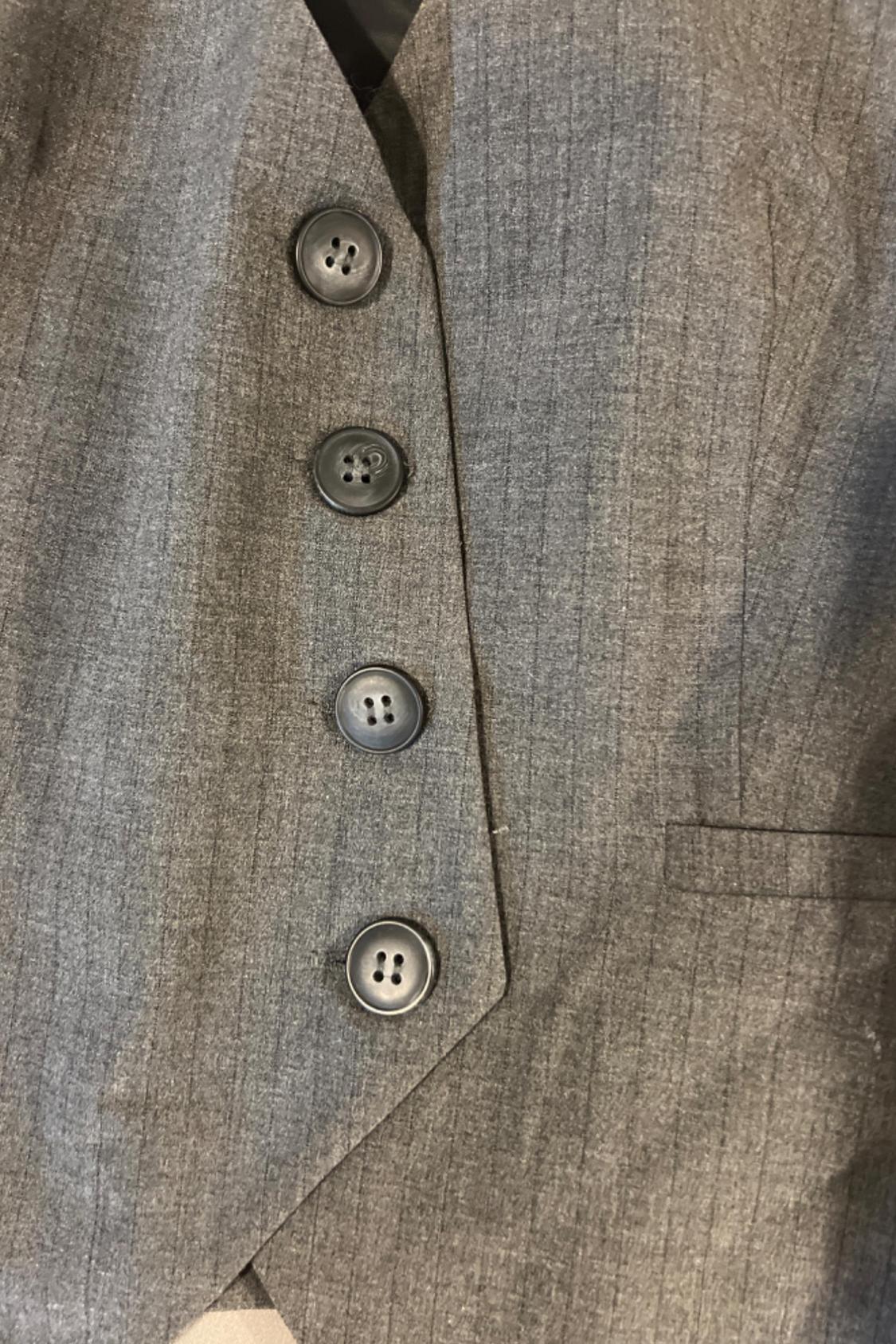 TAILORED WAISTCOAT WITH ASYMMETRIC FASTENING - Image 3