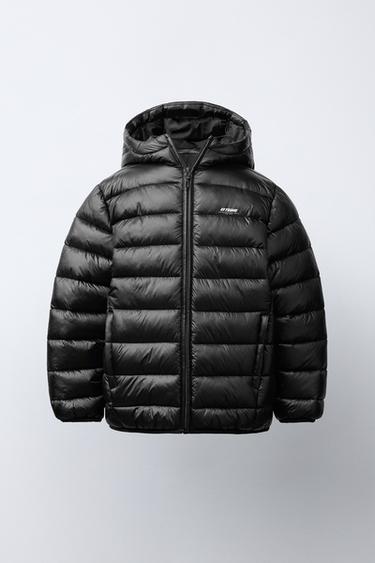 ULTRALIGHT TEXT JACKET - Black by Zara