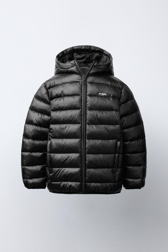 CAZADORA ULTRALIGERA TEXTO - Negro de Zara - Imagen 0