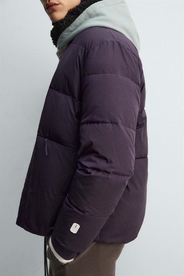 VESTE DOUDOUNE KIMONO X SR_A - Violet de Zara - Image 5