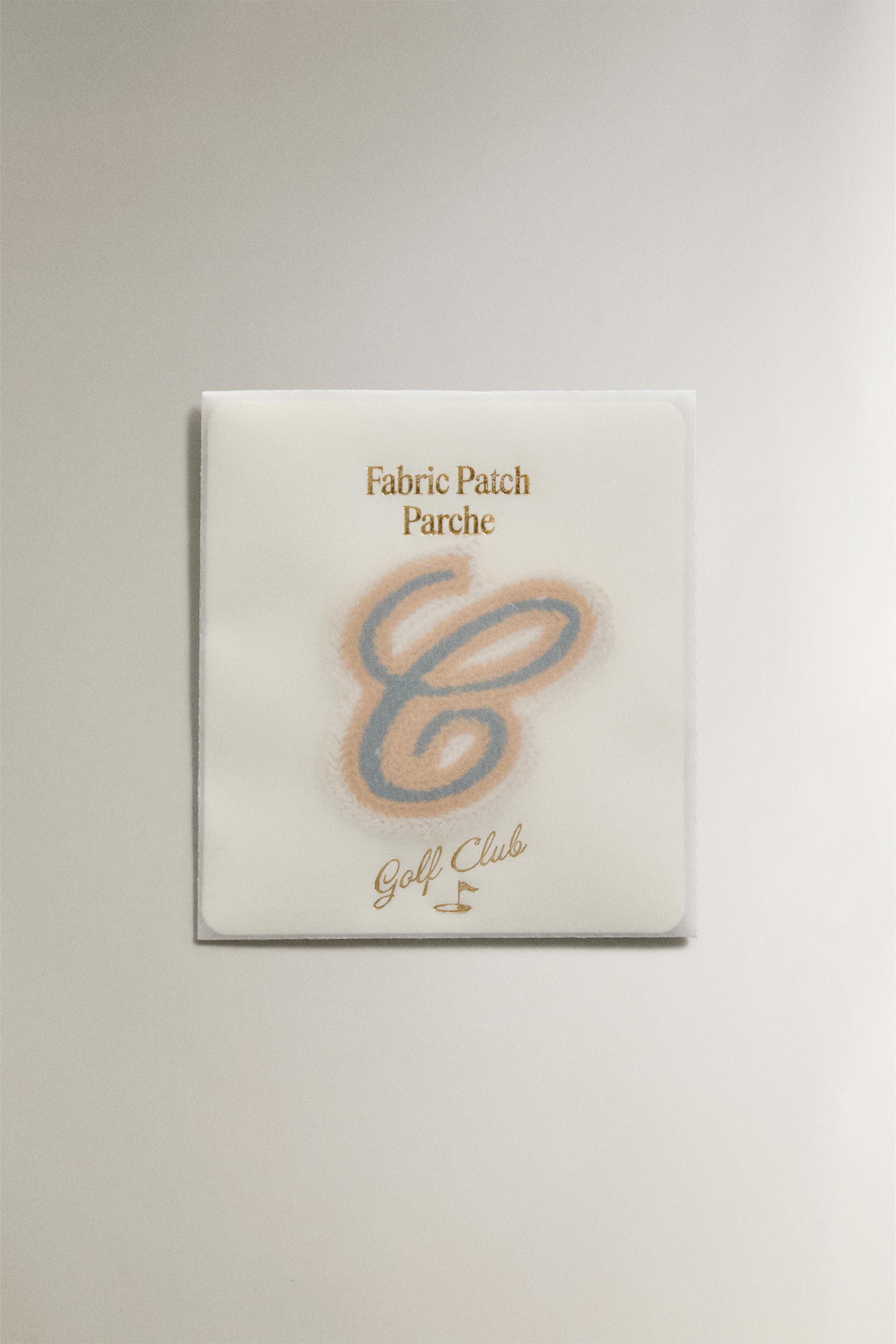 COTTON LETTER C PATCH
