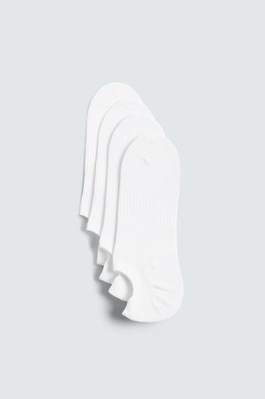 4-PACK OF ANKLE SOCKS - White by Zara - Image 0