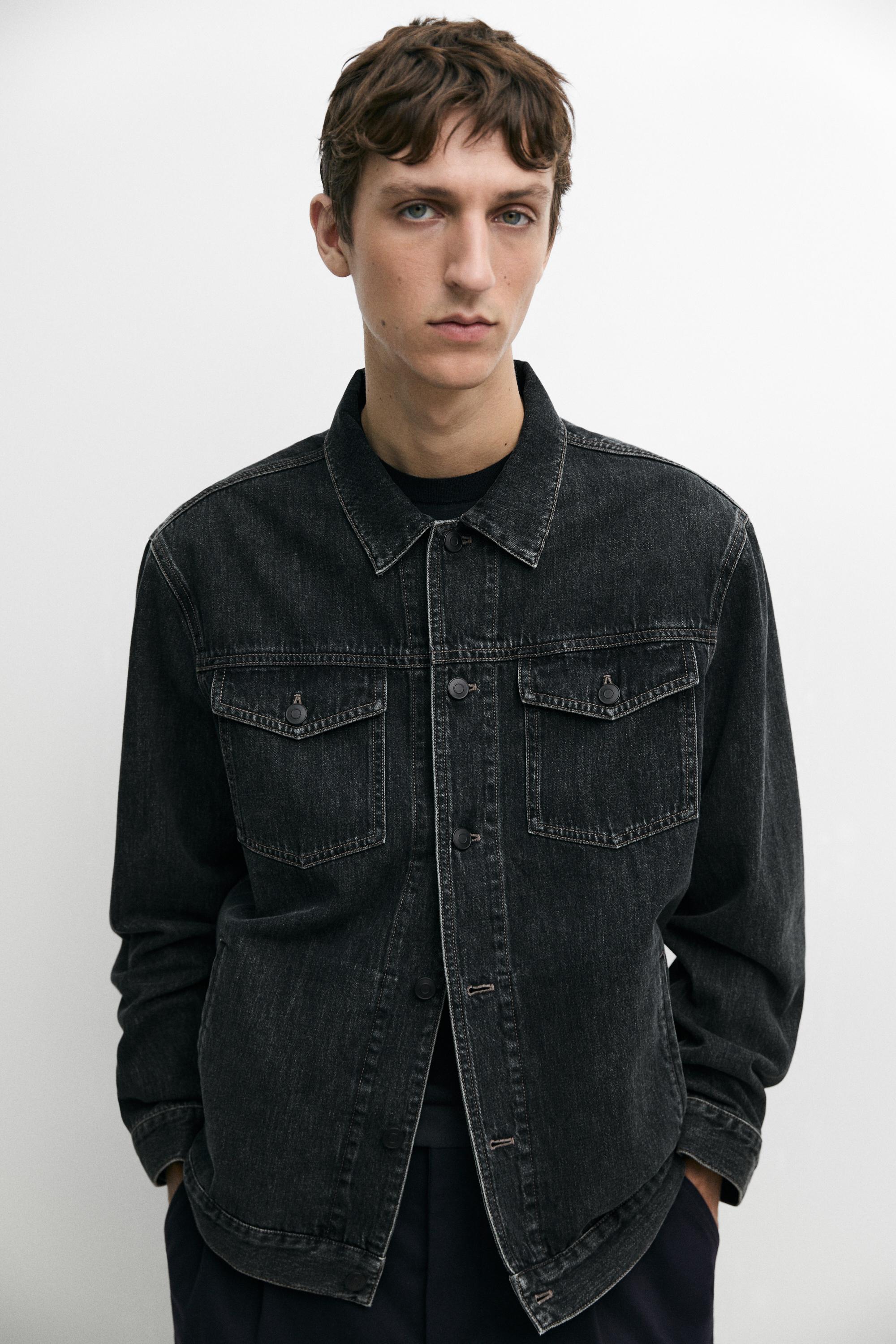 Regular Fit Cotton Denim Jacket — Indigo