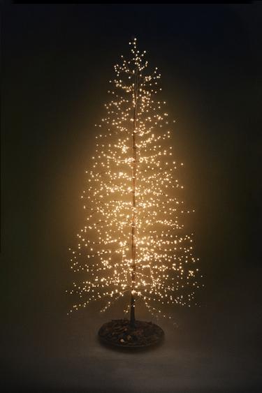 WEIHNACHTSBAUM MIT LED-LICHT (250 CM) - Braun von Zara
