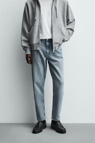 ДЖИНСИ SLIM TAPERED FIT - Синій Zara