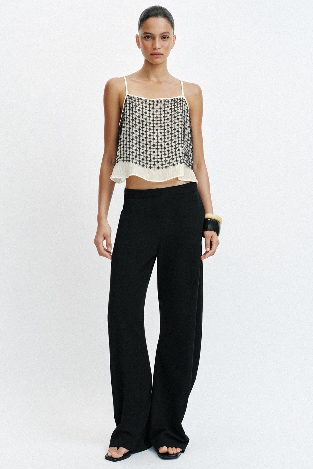 MID-RISE BARREL PANTS - image 2