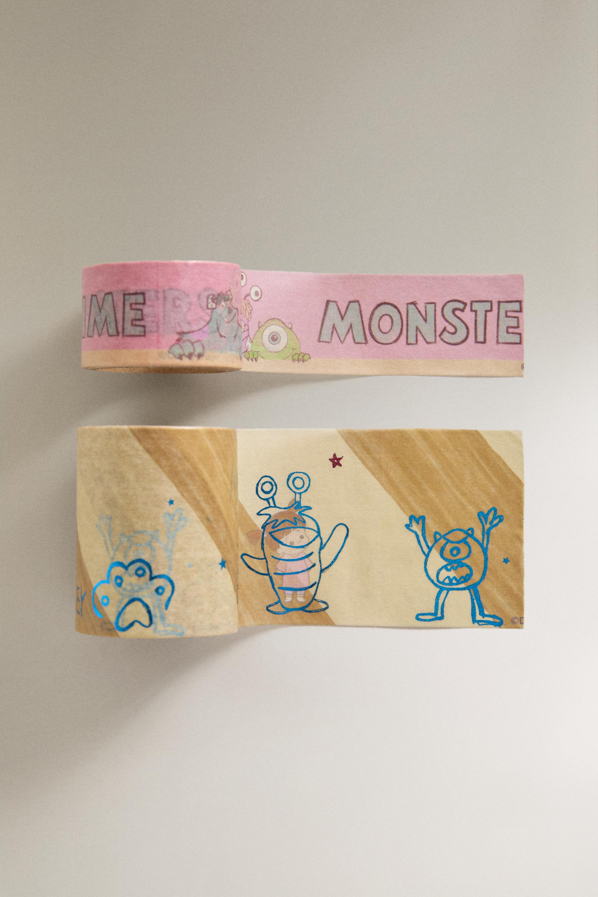 PACK OF KIDS MONSTERS, INC. ©DISNEY/PIXAR ADHESIVE TAPE (PACK OF 2)