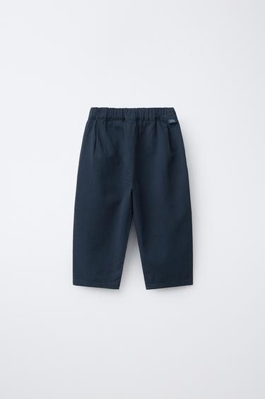 STRAIGHT FIT TROUSERS WITH POCKETS - Navy blue by Zara - Image 1