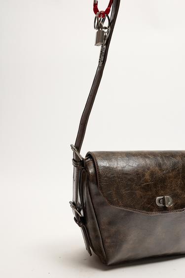 SAC BANDOULIÈRE CHAÎNE - Marron de Zara - Image 5