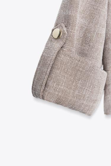 JASPE SAFARI JACKET - Sand / Marl by Zara - Image 7