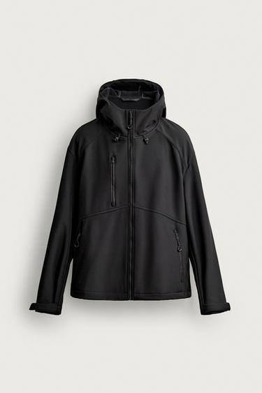 TECHNICAL FLEECE-LINED JACKET - Black by Zara