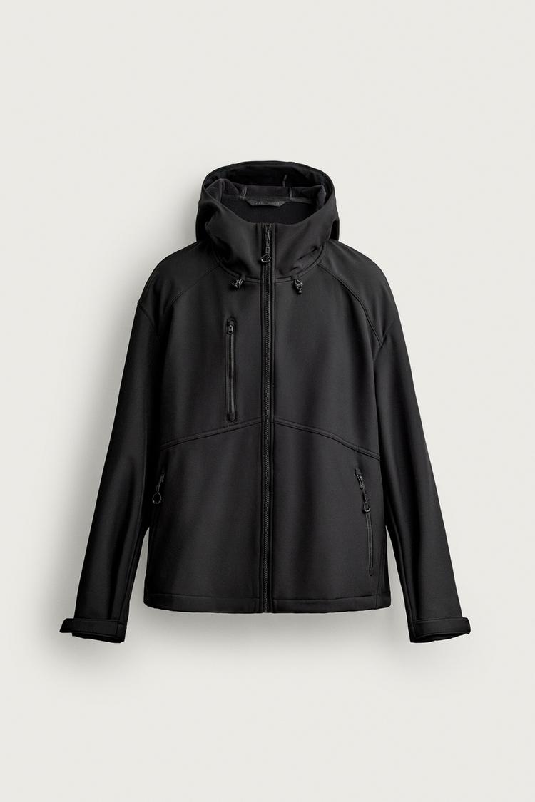 Chaqueta técnica forrada en felpa 8