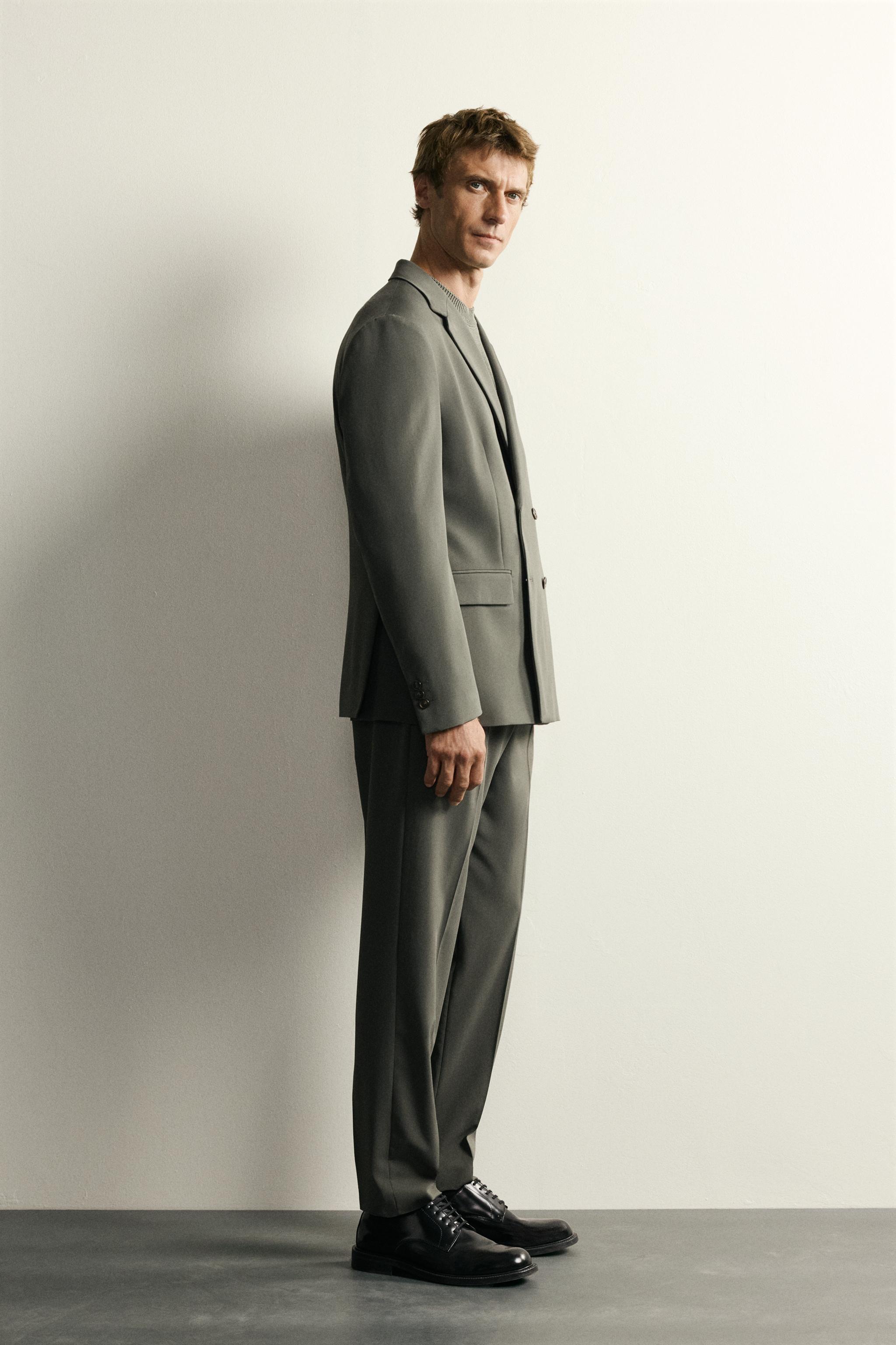 VESTE DE COSTUME CROISÉE CONFORT