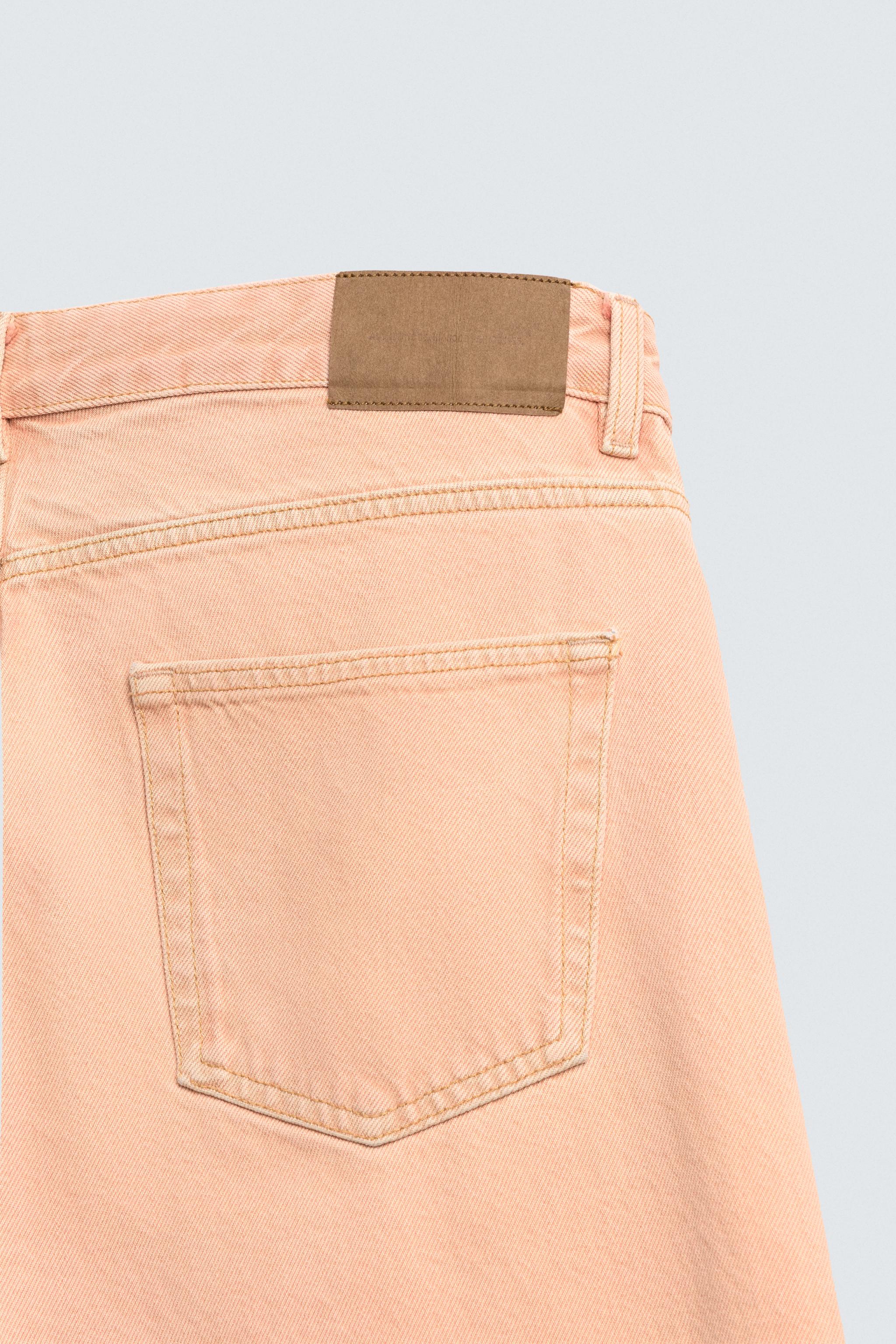 WASHED COLOR STRAIGHT FIT JEANS
