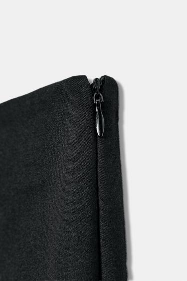 MINI FLARE TROUSERS - Black by Zara - Image 7