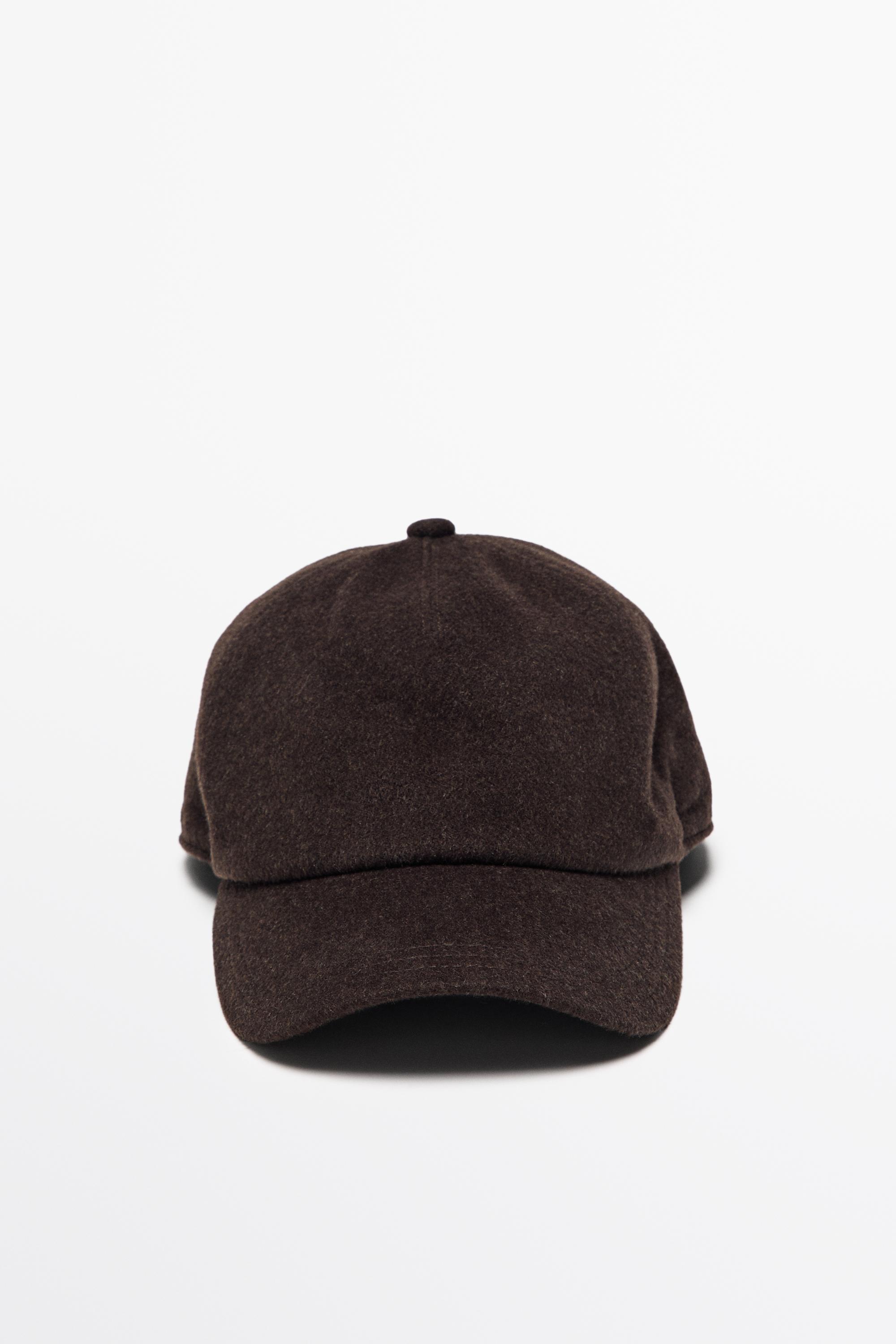 Wool blend cap