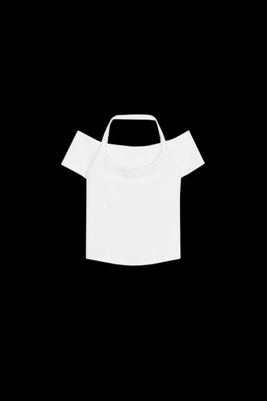 DOUBLE CROP TOP - White by Zara - Image 0