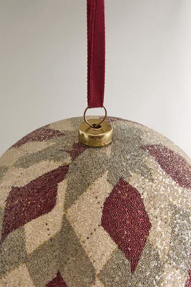 DÉCO SAPIN BOULE LOSANGES NOËL - Multicolore de Zara - Image 2