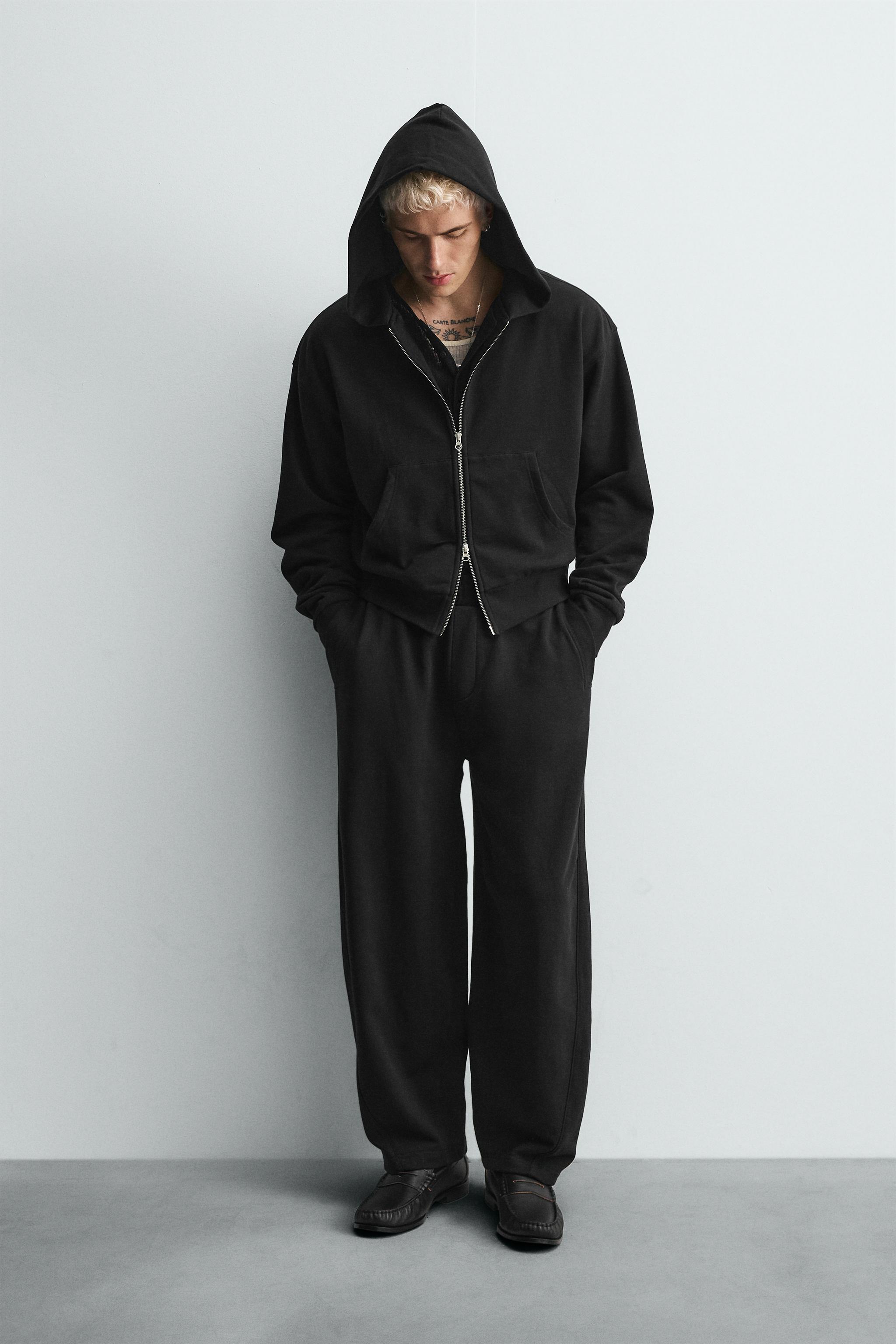 ウォッシュ加工バルーンフィットスウェットセットアップ | ZARA