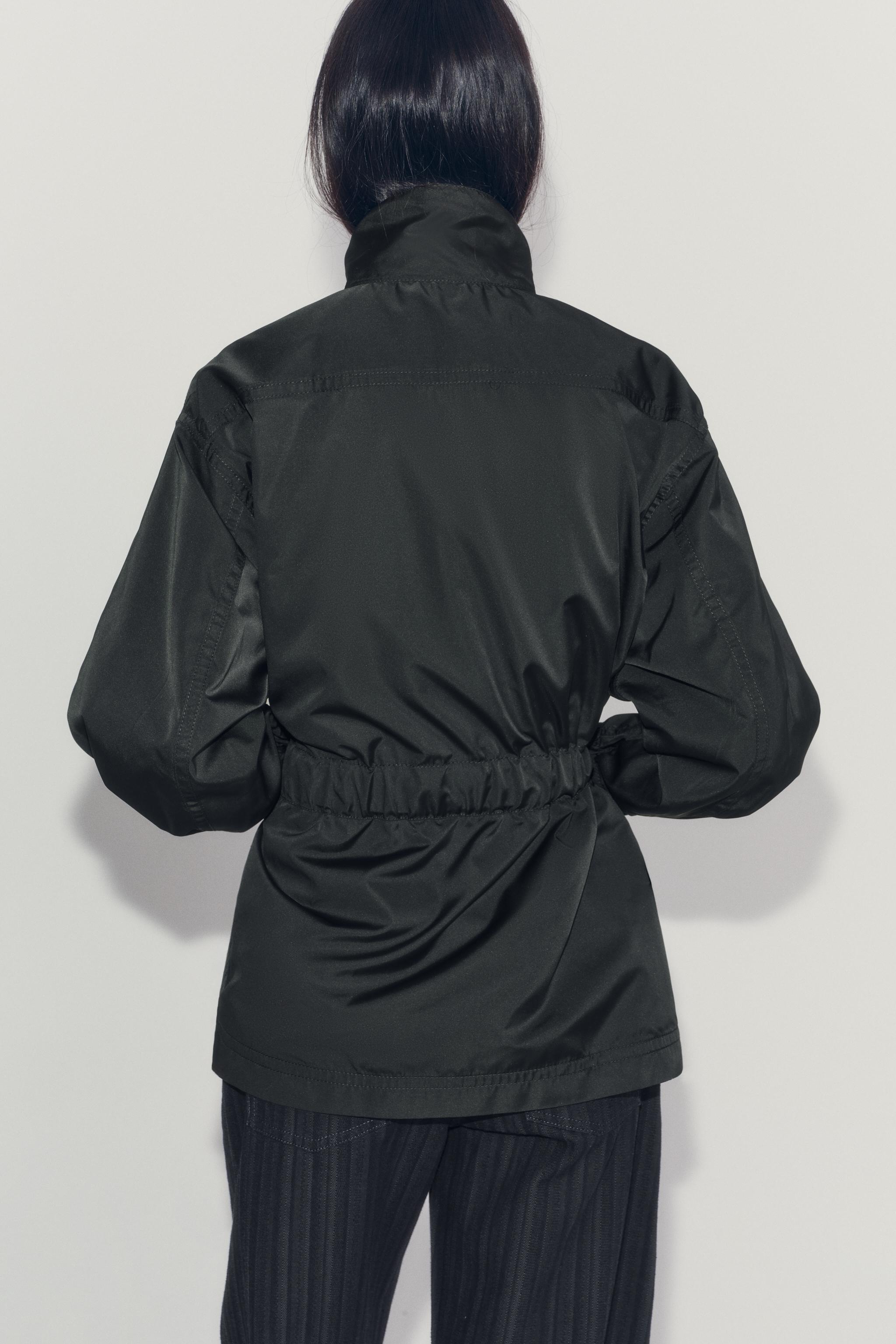 Zara ZW COLLECTION KEMERLİ CEKET görsel 5