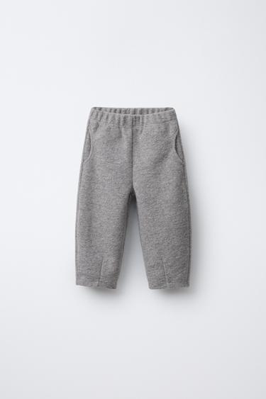 QUẦN BAGGY MỀM MẠI - Màu be xám từ Zara