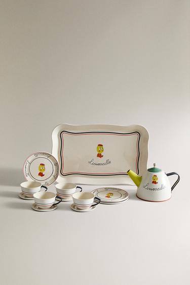 ENSEMBLE JOUET VAISSELLE ENFANT LIMONCELLA X THE ANIMALS OBSERVATORY - Crème de Zara - Image 0