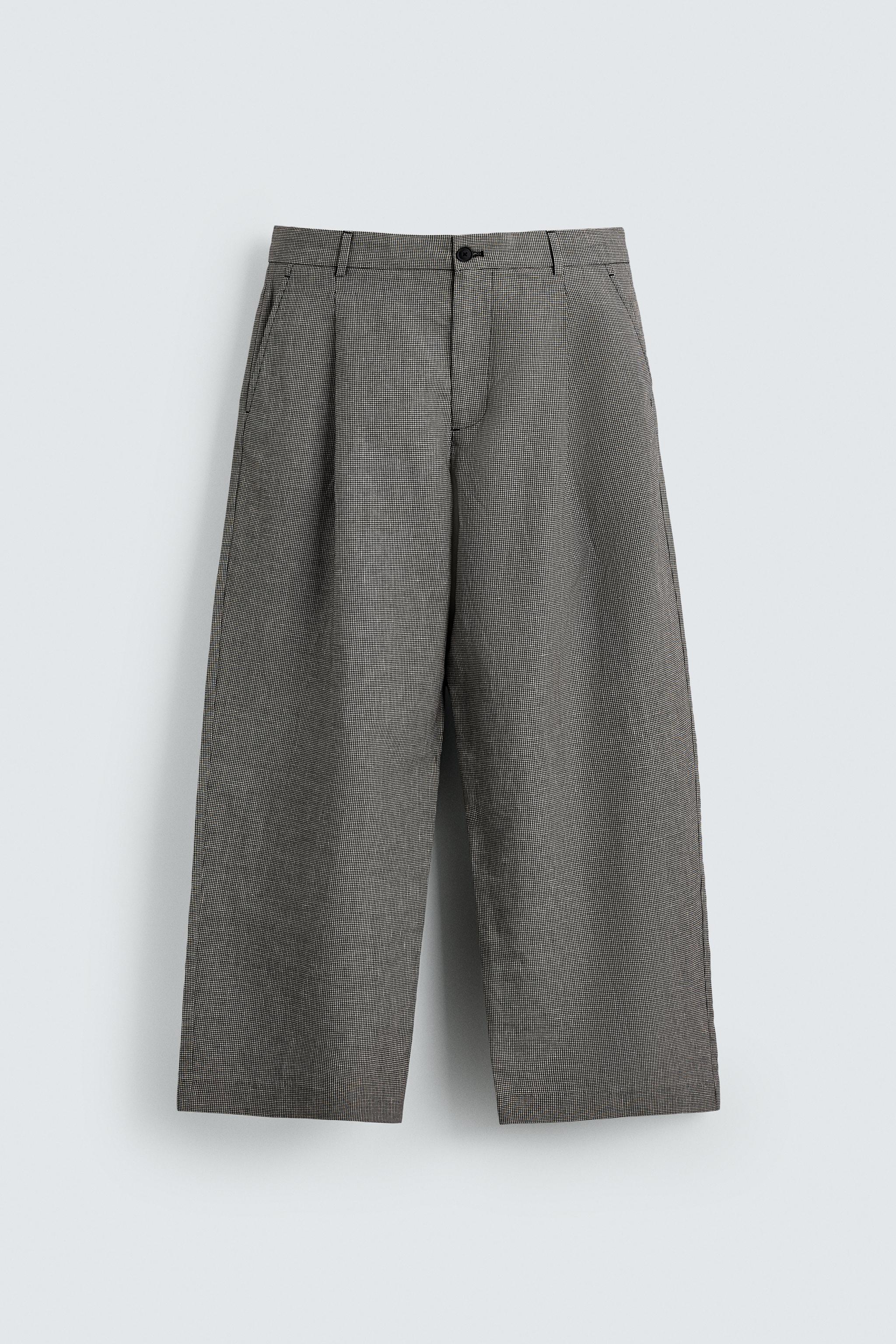 RELAXED FIT LINEN - COTTON PANTS