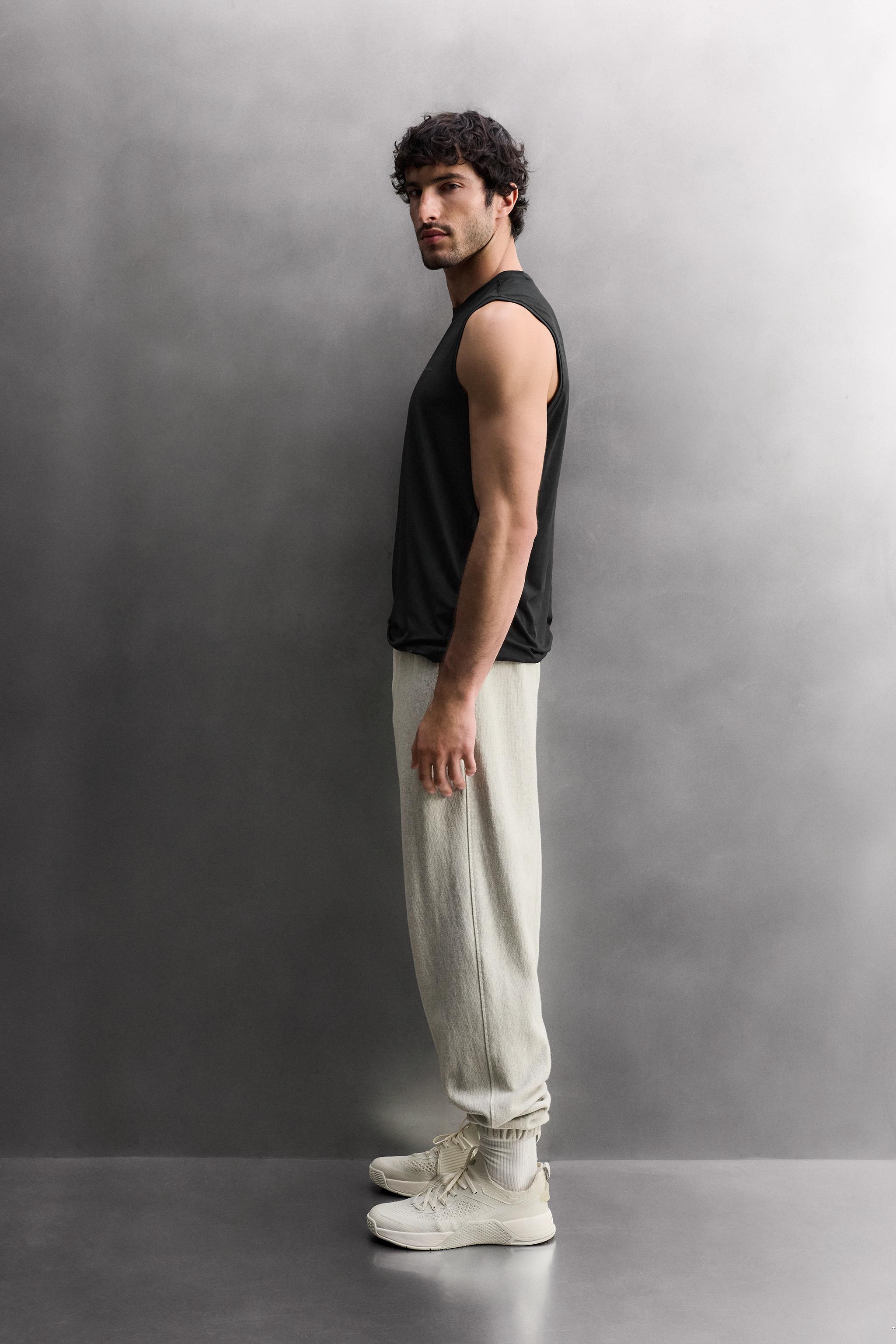 Мужские топы Zara BASIC TECHNICAL TANK TOP — фото 4