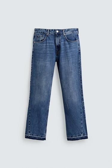 Zara FLARE FIT JEANS - Blue