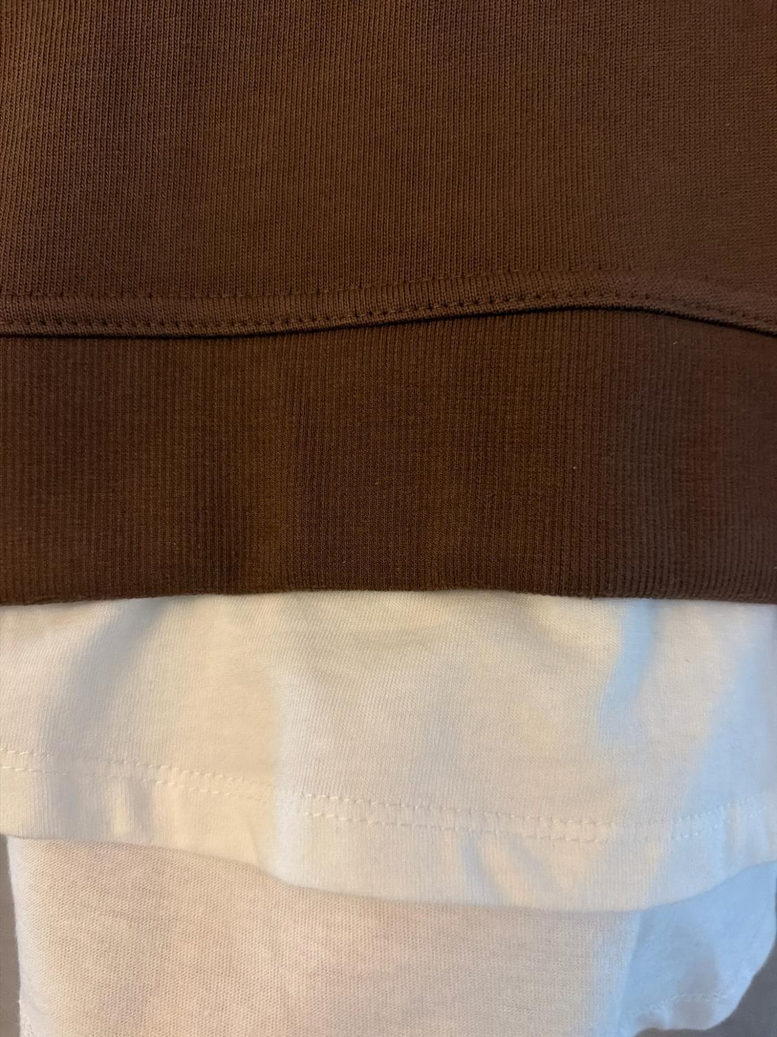 LONG SLEEVE CONTRAST SWEATSHIRT - Image 2