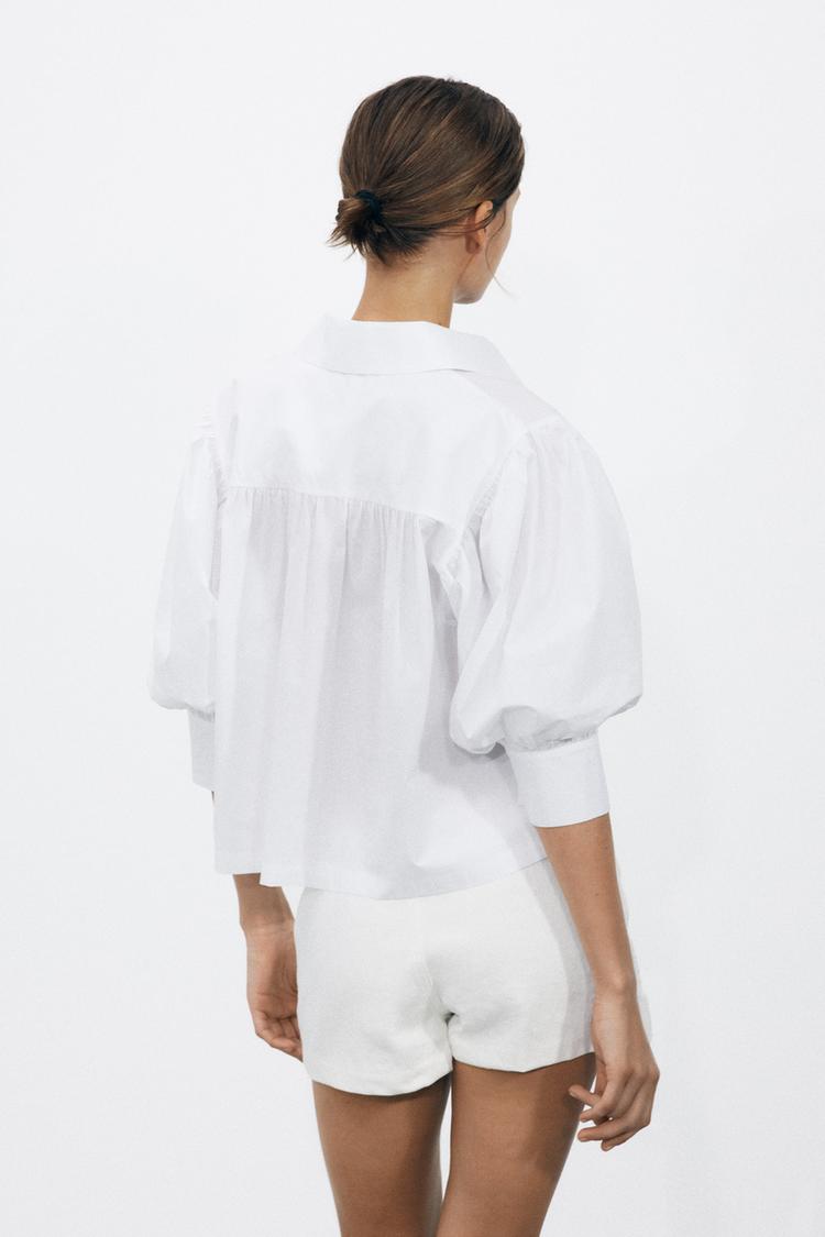 ZW COLLECTION POPLIN SHIRT