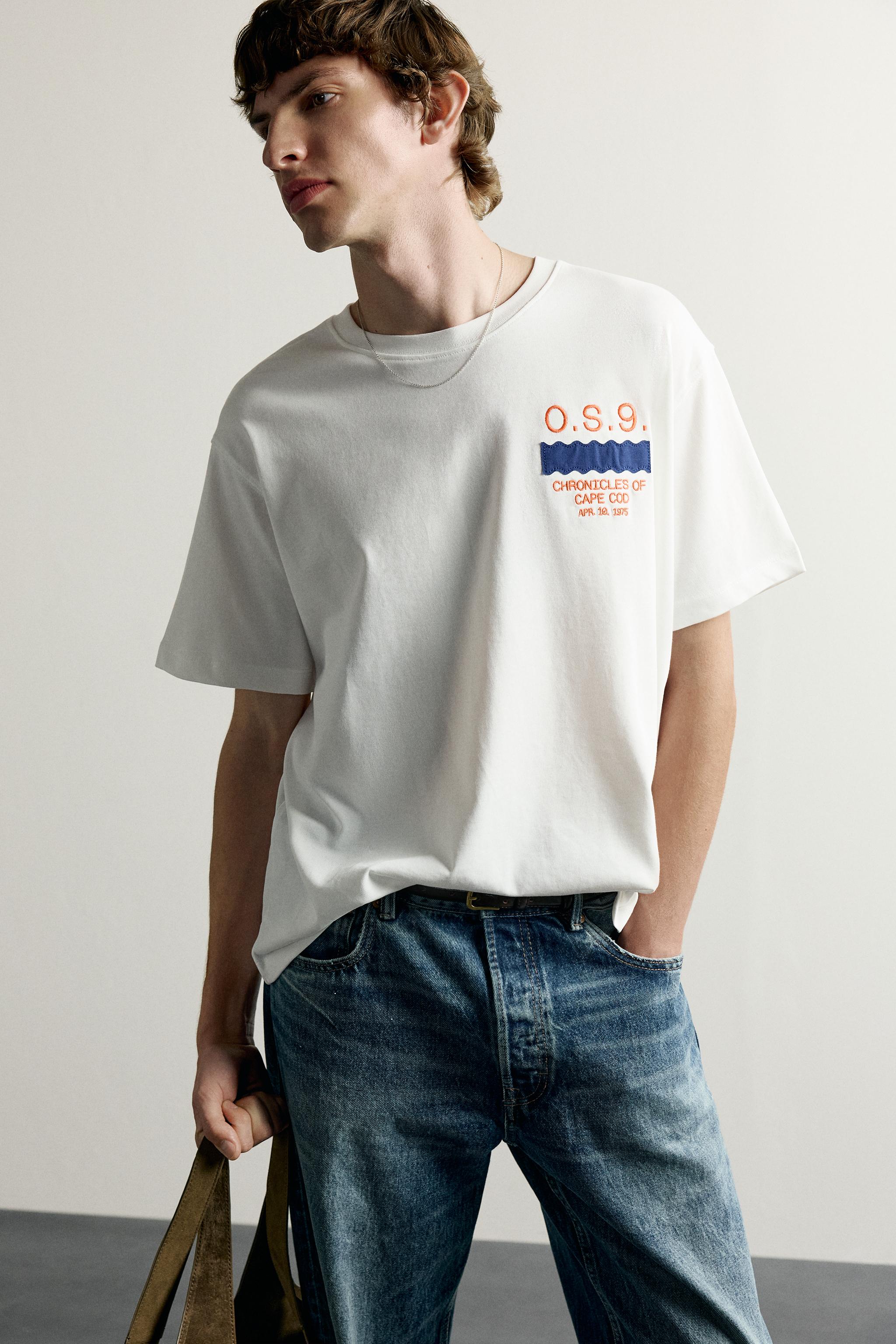 RELAXED FIT EMBROIDERED T-SHIRT