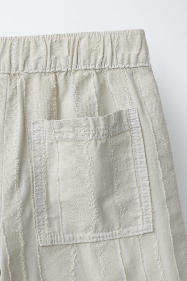 TEXTURED BERMUDA SHORTS - Sea green by Zara - Image 3
