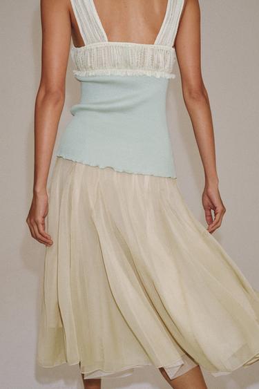 TOP BIMATIÈRE - Bleu clair de Zara - Image 2