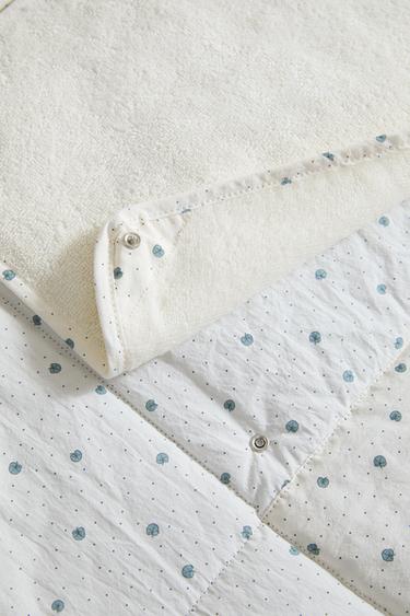 MATELAS À LANGER PORTABLE BÉBÉ FEUILLES - Bleu de Zara - Image 4