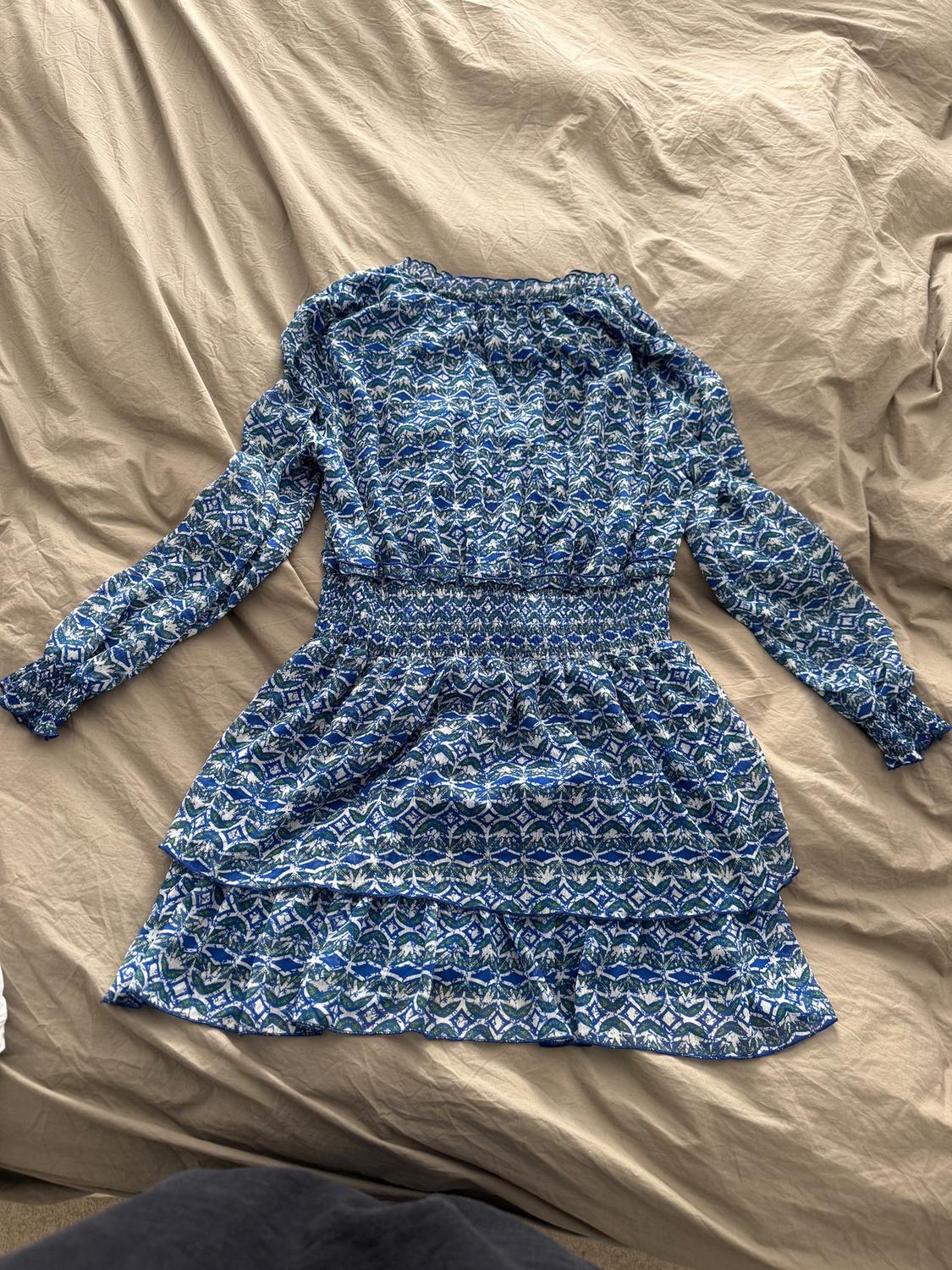 RUFFLED PRINT BLOUSE - Image 3
