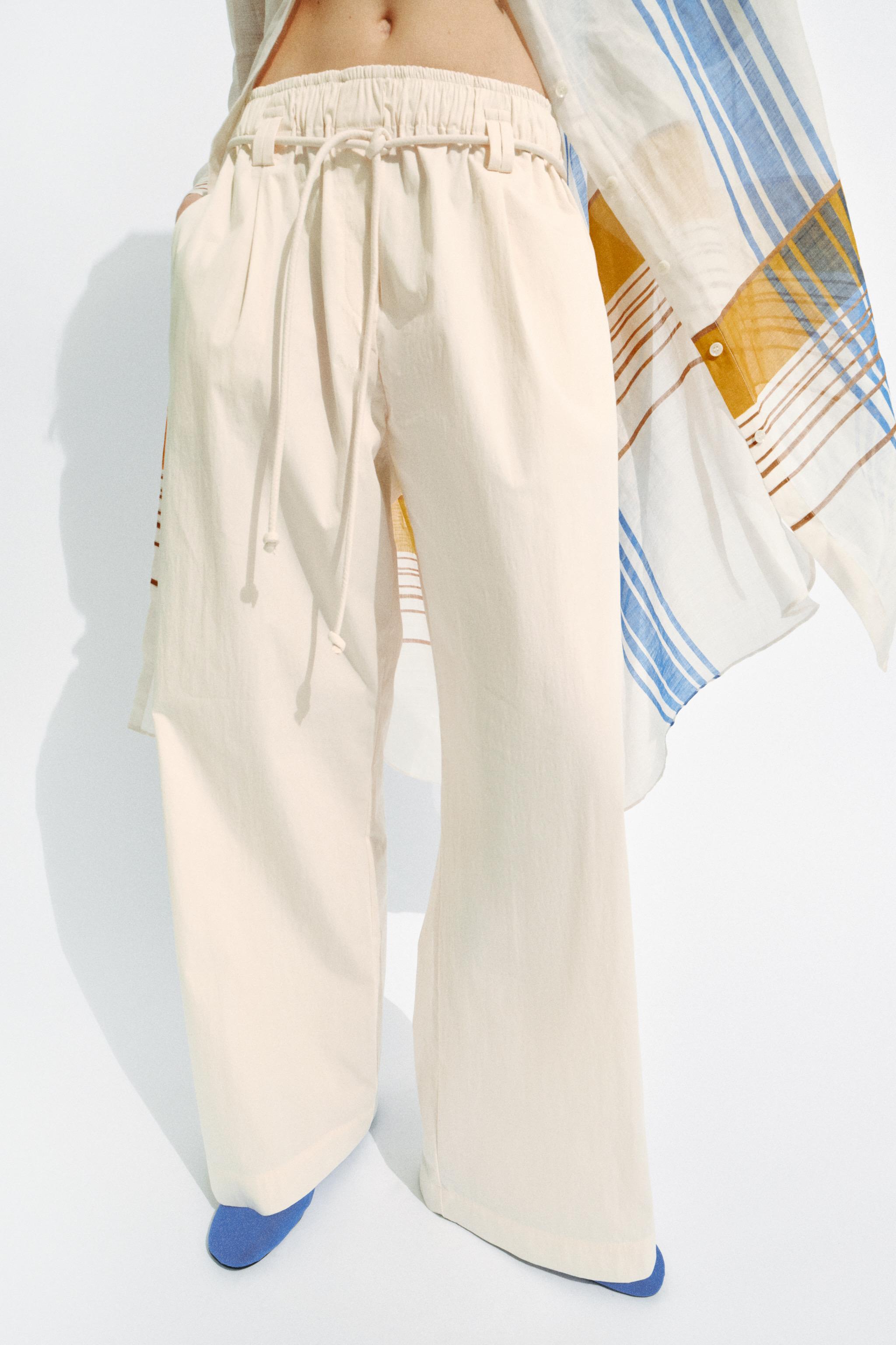 ZW COLLECTION POPLIN PANTS