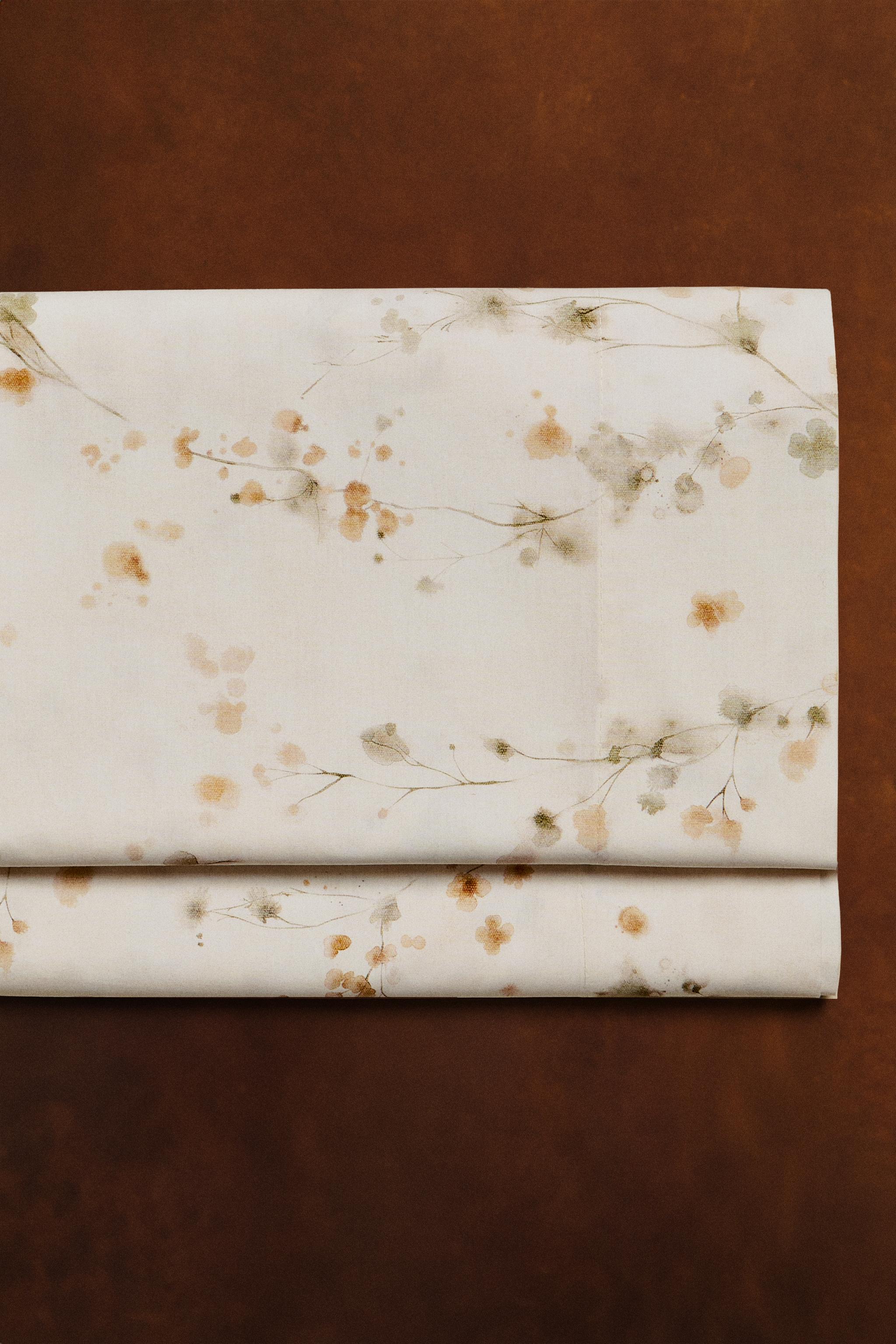 DRAP DE DESSUS IMPRIMÉ FLEUR