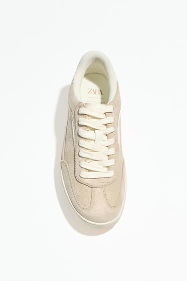 SOFT TRAINERS - Sand Brown by Zara