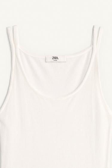 TOP À BRETELLES ÉDITION LIMITÉE - Beige clair de Zara - Image 2