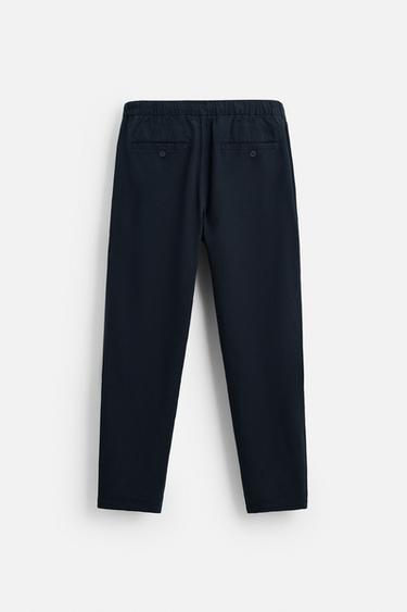 COTTON/LINEN TROUSERS - Bluish by Zara - Image 6