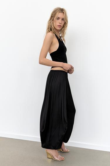 PLEATED SAROUEL TROUSERS - Black by Zara - Image 2
