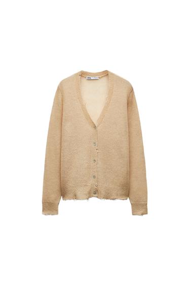 WOOL AND ALPACA BLEND CARDIGAN