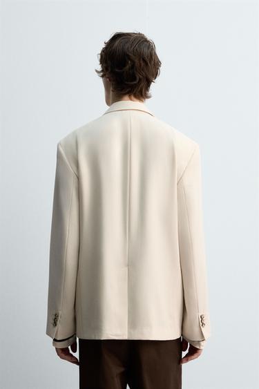 BLAZER RELAXED FIT LIMITED EDITION - Ecru by Zara - Image 2