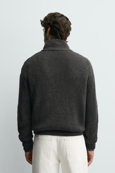 VESTE RETORS ZIPPÉE - Marron / Taupe de Zara - Image 2