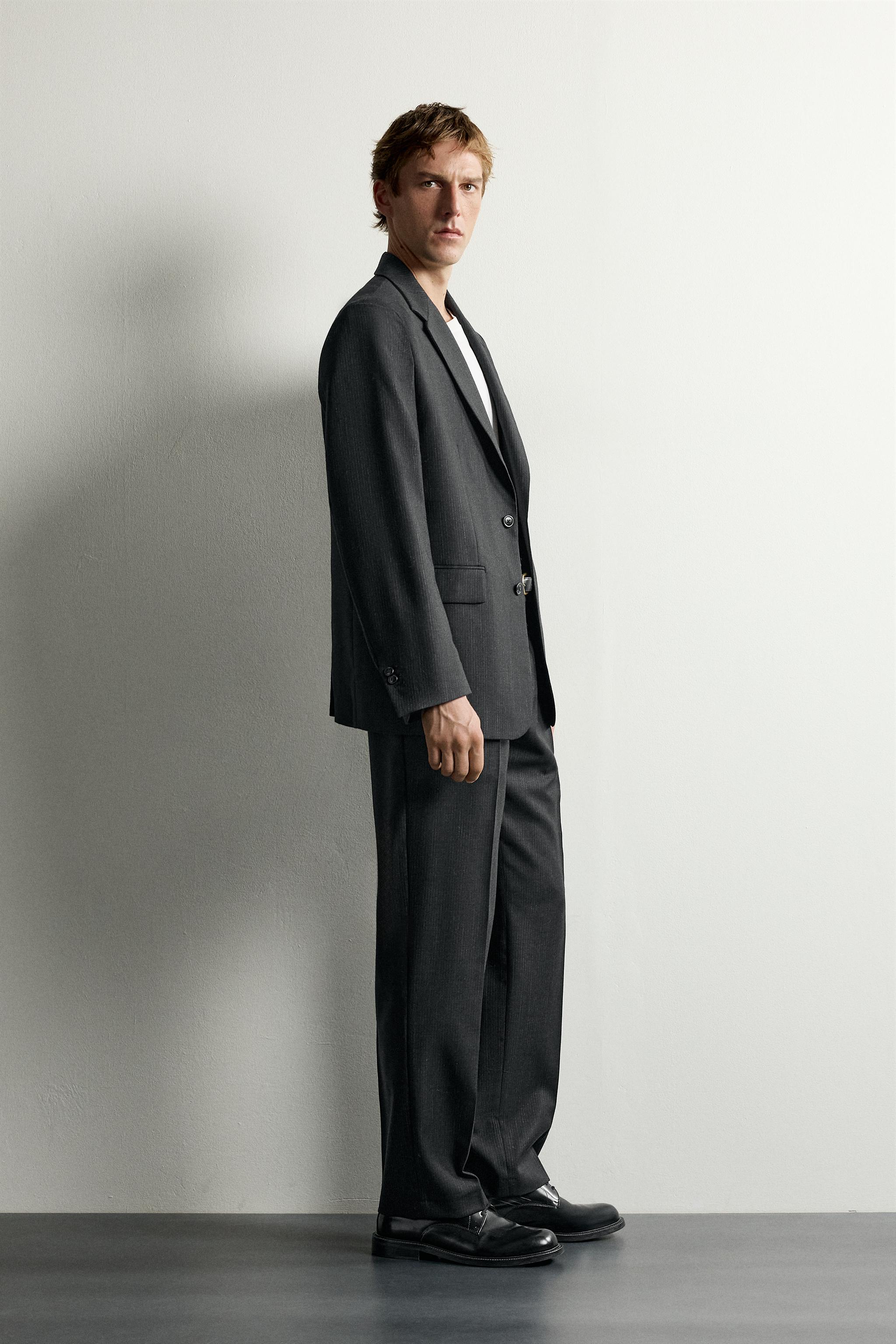 100% WOOL MANTECO® SUIT PANTS