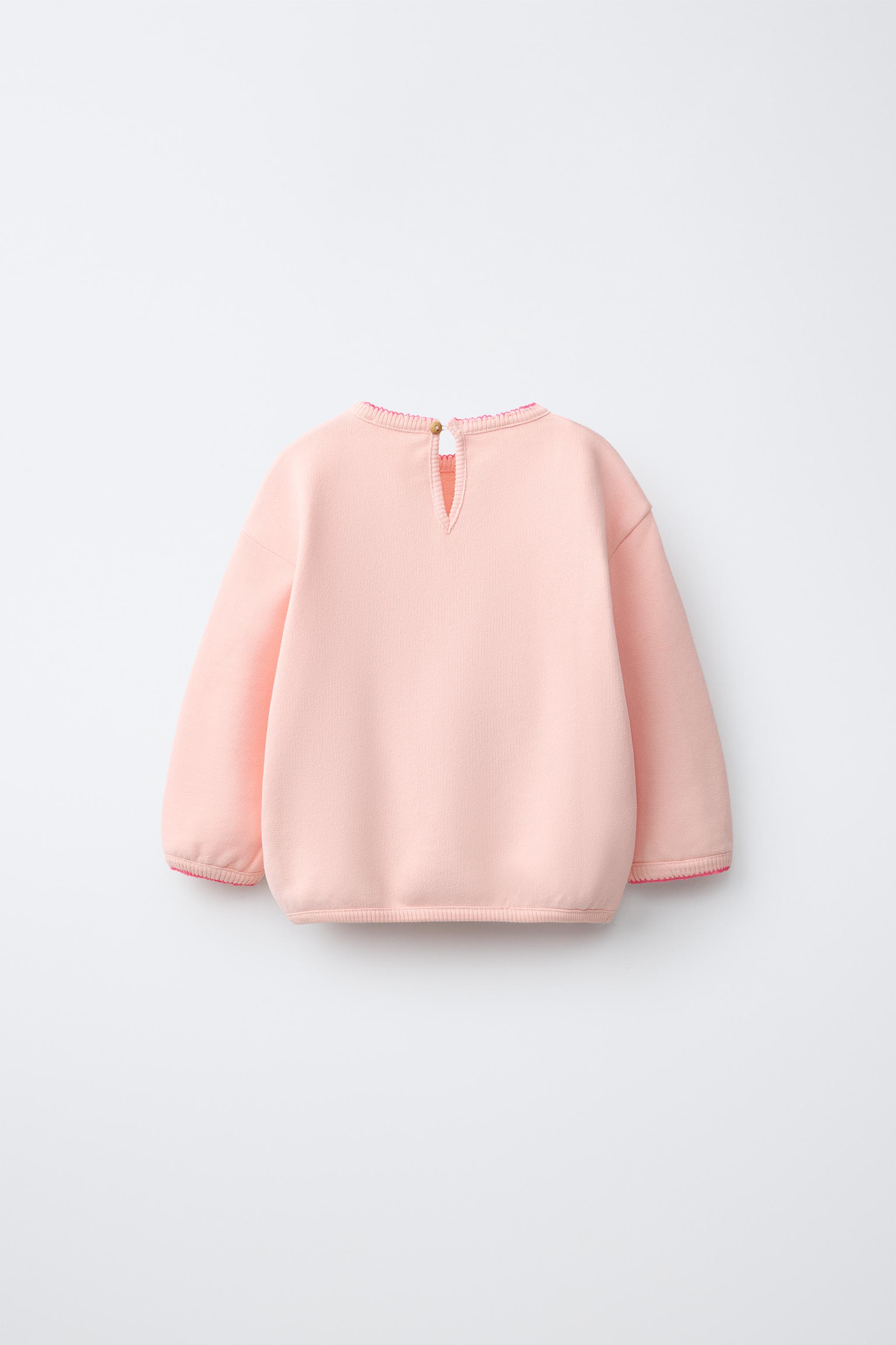 SWEAT BRODERIE FLEUR