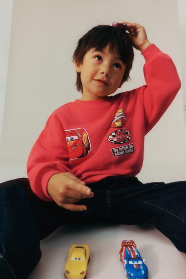 CARS RAYO MCQUEEN © DISNEY 스웨트셔츠 - Zara 레드