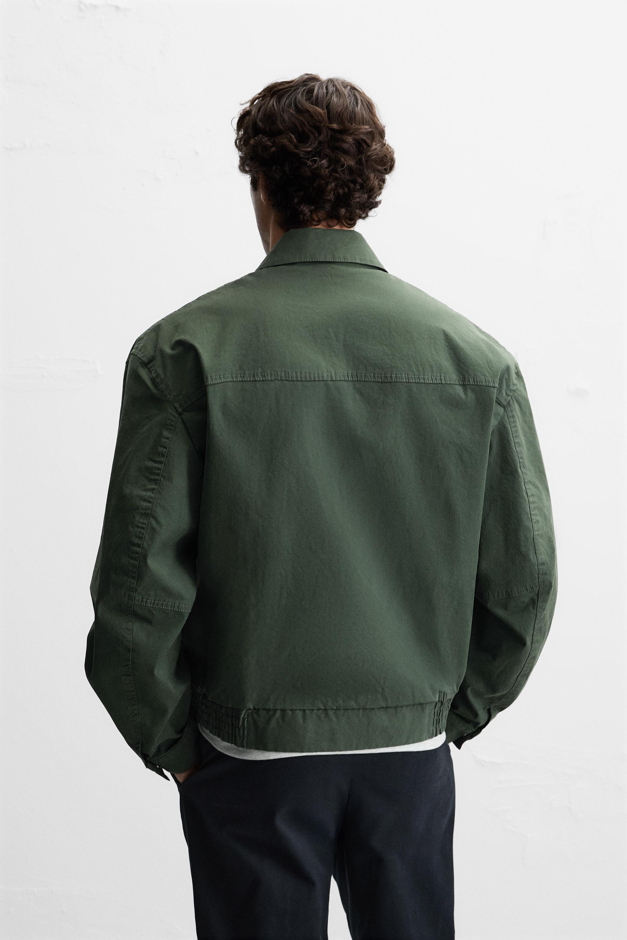 軽量ポケット付きジャケット - グリーン | ZARA Japan / 日本