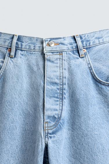 JEAN COUPE LOOSE FUSELÉE CHAMPION ® X ZARA - Bleu clair de Zara - Image 8